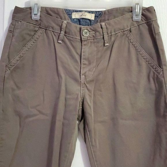 Levi's Mad Taupe Baggy High Rise Straight Leg Math Club College Trousers Pants 4 - Picture 3 of 14